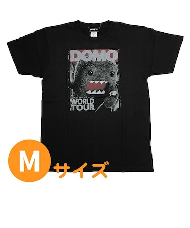 どーもくん WORLD TOUR Tシャツ(M) ブラック アパレル NHK