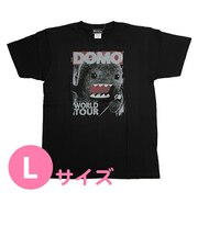 どーもくん WORLD TOUR Tシャツ(L) ブラック アパレル NHK