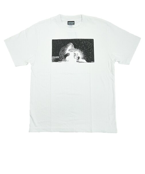 ムーミン モラン ドライクールタッチTシャツ ホワイト アパレル MOOMIN