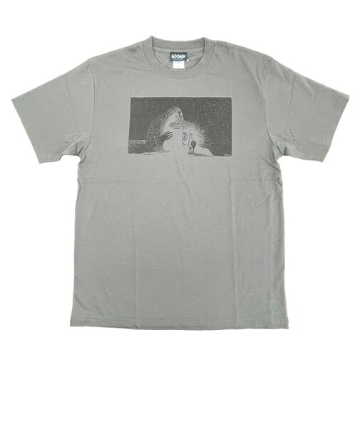 ムーミン モラン ドライクールタッチTシャツ グレー アパレル MOOMIN