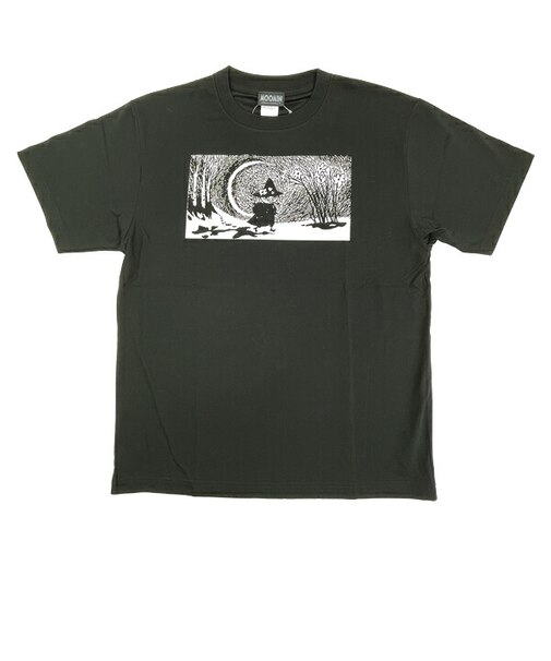 ムーミン スナフキン ドライクールタッチTシャツ ブラック アパレル MOOMIN
