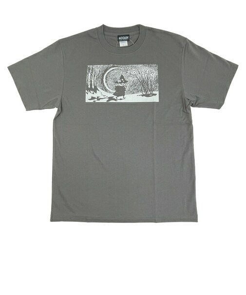 ムーミン スナフキン ドライクールタッチTシャツ グレー アパレル MOOMIN