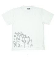 ムーミン リラックスドライTシャツ ニョロニョロ ホワイト アパレル MOOMIN