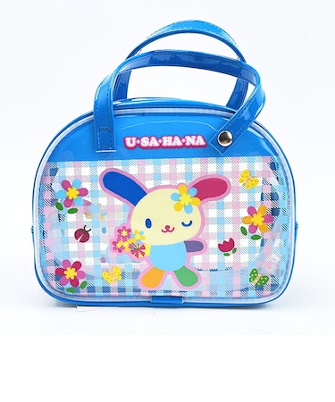 サンリオ ウサハナ ボストンバッグ風ポーチ Sanrio