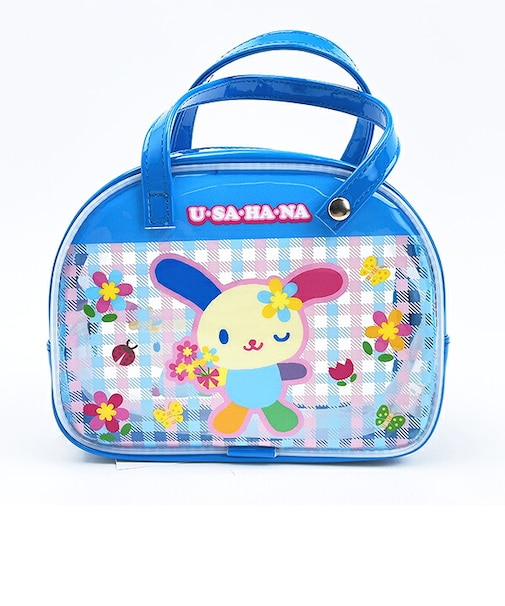 サンリオ ウサハナ ボストンバッグ風ポーチ Sanrio