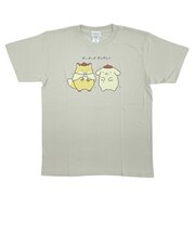 サンリオ ポムポムプリン × なんでもいきもの Tシャツ(M) ライトベージュ アパレル Sanrio