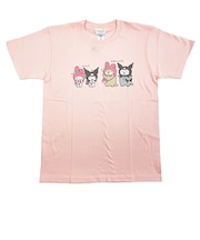 サンリオ マイメロディ＆クロミ × なんでもいきもの Tシャツ(M) ライトピンク アパレル Sanrio