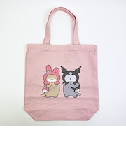 サンリオ マイメロディ＆クロミ × なんでもいきもの トートバッグ ライトピンク Sanrio