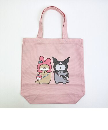 サンリオ マイメロディ&クロミ × なんでもいきもの トートバッグ ライトピンク Sanrio