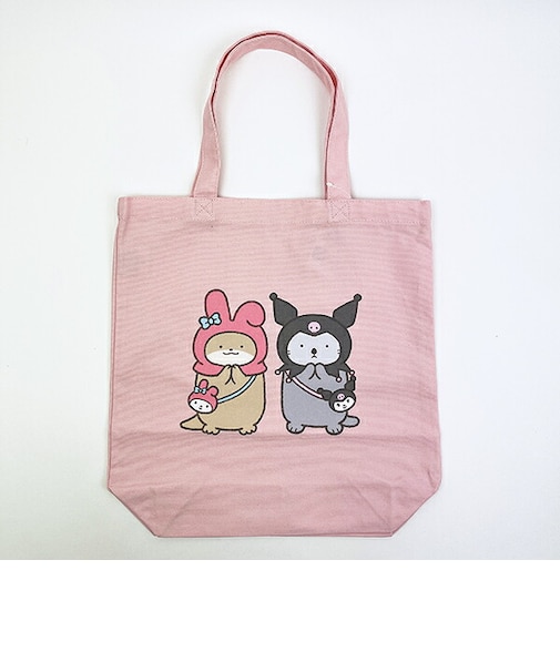 サンリオ マイメロディ&クロミ × なんでもいきもの トートバッグ ライトピンク Sanrio