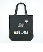 サンリオ みんな × なんでもいきもの トートバッグ ブラック Sanrio