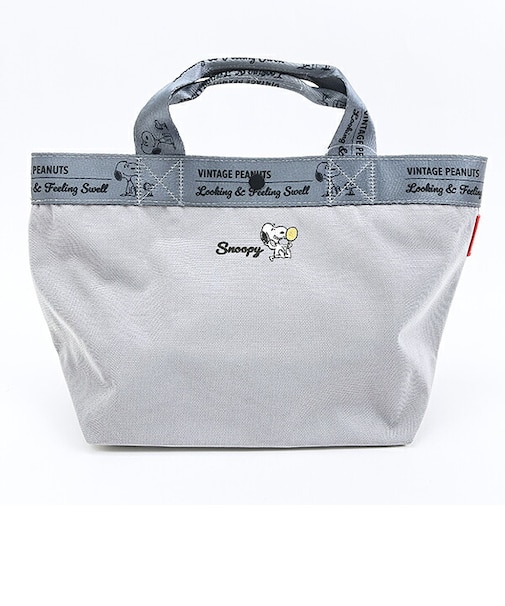スヌーピー ランチトートバッグ (グレー) ルートート ROOTOTE SNOOPY
