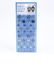 モンチッチ カットピースシール (チェック) 文具