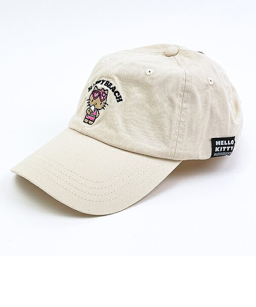 サンリオ 日焼けキティ キャップ ベージュ 帽子 アパレル Sanrio