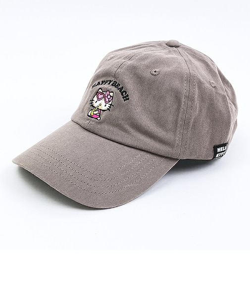 サンリオ 日焼けキティ キャップ チャコールグレー 帽子 アパレル Sanrio