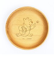ディズニー くまのプーさん 木製丸プレート (ハチ) 食器 Disney