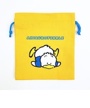 サンリオ あひるのペックル サガラ刺繍巾着 レトロ サンリオキャラクターズ5 Sanrio