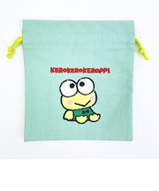 サンリオ けろけろけろっぴ サガラ刺繍巾着 レトロ サンリオキャラクターズ5 Sanrio