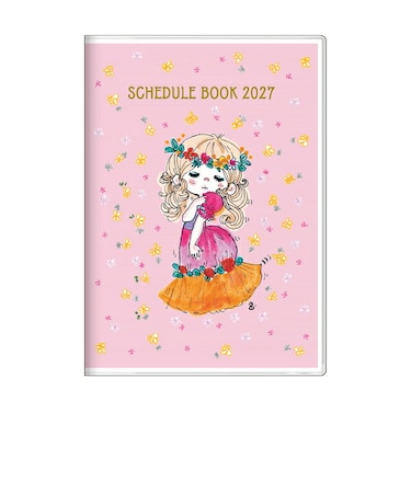 水森亜土 2027年 手帳 週間B6 ストーリーブック (ピンク) 日本製