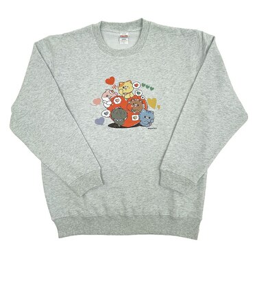 にゃんデレ クルーネックスウェット トップス アパレル