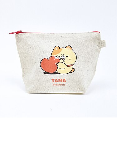 にゃんデレ たま キャンバスポーチ