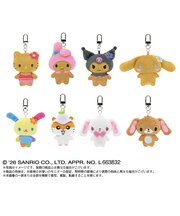 サンリオキャラクターズ ミニミニchibiぬいぐるみマスコット 全8種 コンプリートBOX 日焼け Sanrio