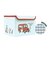 スヌーピー フタ付き折りたたみ収納ＢＯＸ(きょうだいたち) Preppystyle schoolbus SNOOPY