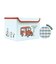 スヌーピー フタ付き折りたたみ収納ＢＯＸ(きょうだいたち) Preppystyle schoolbus SNOOPY