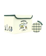 スヌーピー フタ付き折りたたみ収納BOX(Schoolfriend) Preppystyle schoolbus SNOOPY