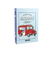 スヌーピー ブック型ボックス(ロングスリム) Preppystyle schoolbus SNOOPY