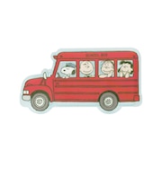 スヌーピー アクリルオーガナイザー(Schoolfriend) 文具 Preppystyle schoolbus SNOOPY