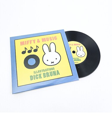 ミッフィー miffy レコードコースター イエロー キッチン MIFFY&MUSICシリーズ 日本製