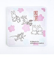 ミッフィー miffy × 鳥獣戯画 吸水コースター角型(A) キッチン