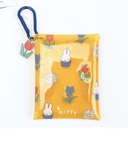 ミッフィー miffy クリアマルチポーチ イエロー カラフルサガラ