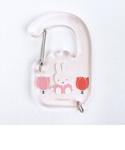 ミッフィー miffy アクリルカラビナ ピンク キーホルダー STRAWBERRY&TULIP 日本製