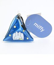 ミッフィー miffy クリア三角ポーチ おやすみ