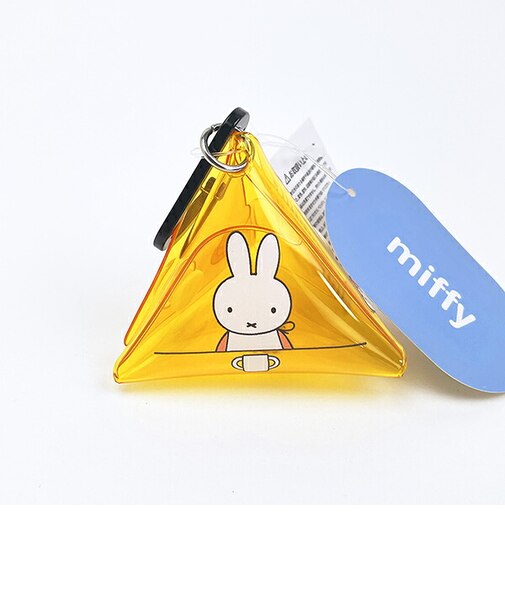 ミッフィー miffy クリア三角ポーチ お食事
