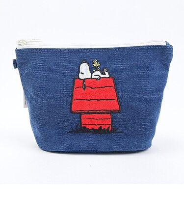 スヌーピー ドッグハウス ラウンドボトムポーチ おやすみ SNOOPY