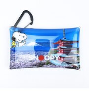 スヌーピー 富士山と五重塔 クリアマルチケース(S) SNOOPY
