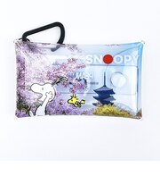 スヌーピー クリアマルチケース(S) 桜と五重塔 SNOOPY
