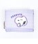 スヌーピー 三つ折り財布 パープル サガラワッペンチェック SNOOPY