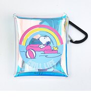 スヌーピー クリアマルチケース(SS) レインボー チルライフ SNOOPY
