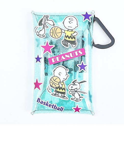 スヌーピー クリアマルチケース(S) バスケットボール SNOOPY
