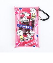 スヌーピー クリアマルチケース(S) スケートボード SNOOPY