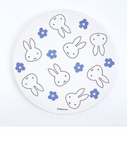 ミッフィー miffy 吸水コースター 総柄 ブルードレス キッチン