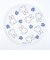 ミッフィー miffy 吸水コースター 総柄 ブルードレス キッチン