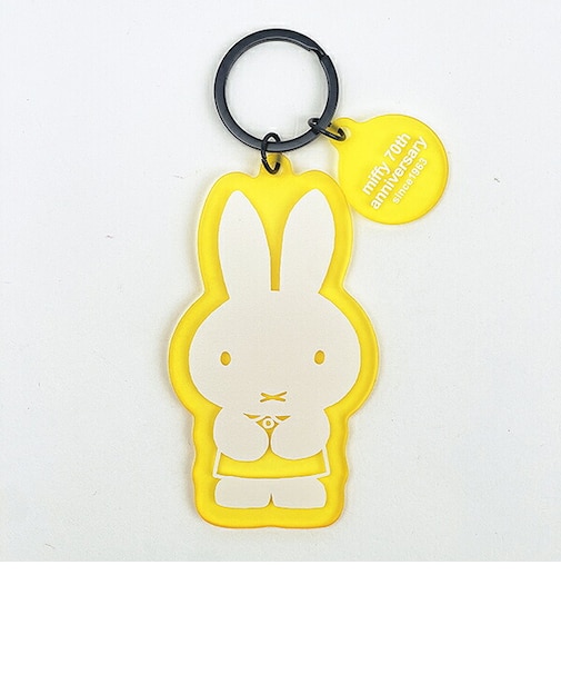 ミッフィー miffy 70th マット染色キーホルダー 1963年 70周年ヒストリー