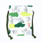 ミッフィー miffy × 鳥獣戯画 豆巾着(B) 日本製