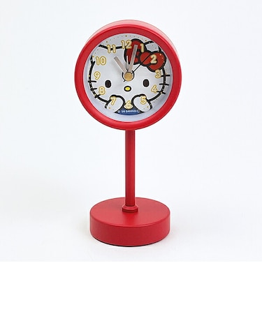 サンリオ ハローキティ スタンドクロック(Y) (レッド) 置き時計 Sanrio