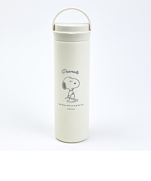 スヌーピー ハンドル付きステンレスボトル(500ml) 水筒 T-shirtシリーズ SNOOPY